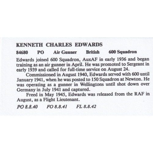 314 - Biggin Hill Air Fair Signed K Edwards Battle of Britain, K Campbell Pilot WW2. 9 Jun 93 BFPS 2378 Bi... 