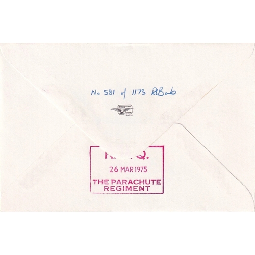 324 - RAF 48 Sqn Signed Brigadier Maurice Tugwell Parachute Regt 17 June 1944. 24 Mar 75 BFPS 1491 30th An... 
