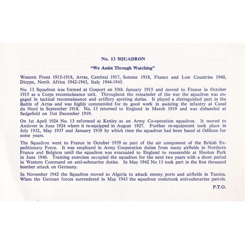 330 - RAF30e 60th Anniv Formation of the Squadron Signed Field Marshal Lord Harding. 10 Jan 75 Valletta 13... 