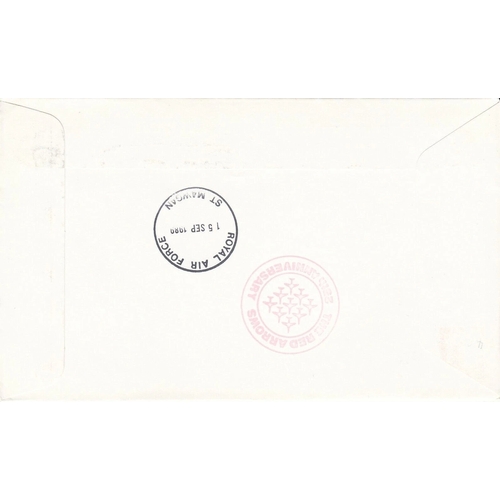 339 - ES40 Belgium Resistance Signed by R T Williams Shot Down Aalborg Denmark. 5 Sep 89 BFPS 2209 49th An... 