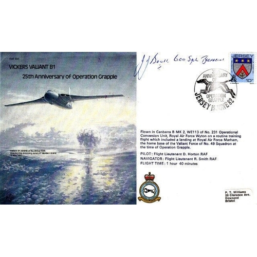 362 - 25th Anniv Operation Grapple Signed John Booth 600 and 23 Sqdn's Sqn Blenheim's Battle of Britain. 1... 
