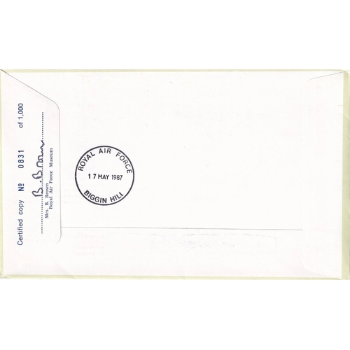 381 - JSF19c Air Fair- Biggin Hill Signed John Cunningham and 2 more Battle of Britain Pilots. 6 Jun 87 BF... 