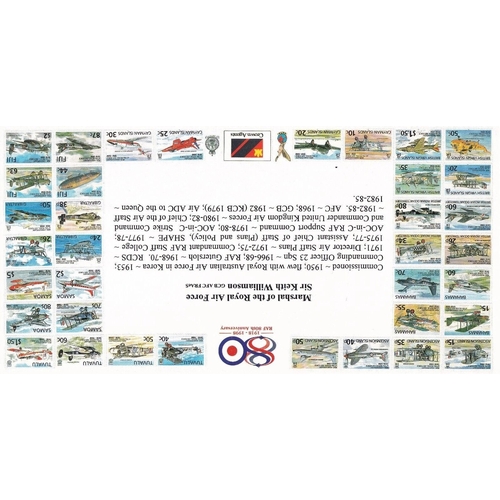 382 - 80th Anniv of the RAF Defence Airborne Early Warning Signed Sir Keith Williamson. 01 04 98 80th Anni... 