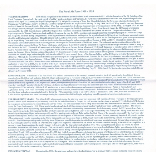 385 - JS (CC)45c 80th Anniv of the RAF Signed by Sir Chief Marshal Sir John Allison. 01 04 98 80th Anniv o... 