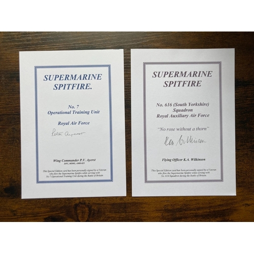 256 - WW2 10 Battle of Britain RAF Spitfire pilots aces signed book by Alfred Price. WW2 10 Battle of Brit... 