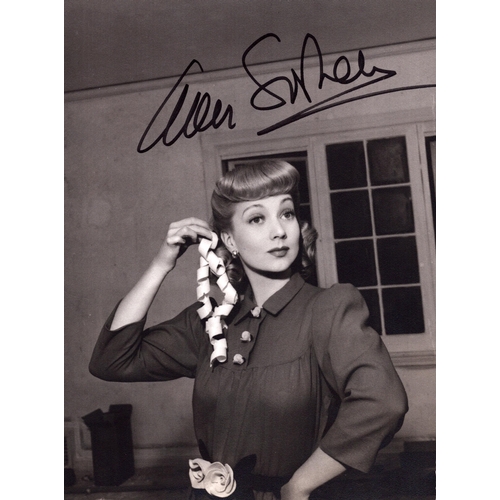 305 - Ann Southern signed 8x6 black and white photo.