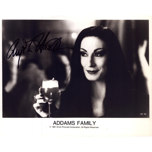 372 - Anjelica Huston signed 10x8 black and white photo.