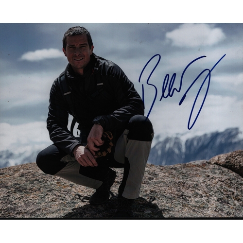 450 - Bear Grylls 10x8 signed colour photo.