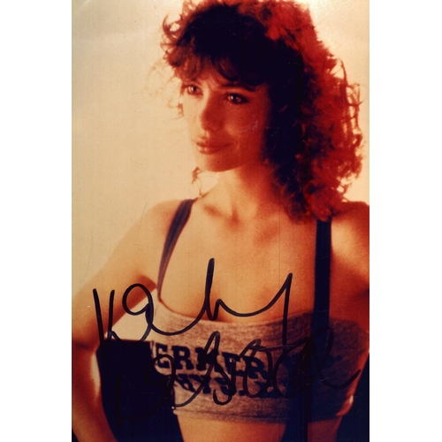 409 - Kelly LeBrock signed 6x4 coloured photo.