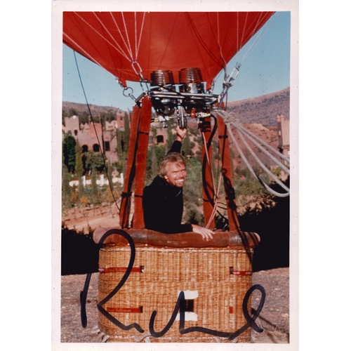 554 - Richard Branson signed 7x5inch colour photo.