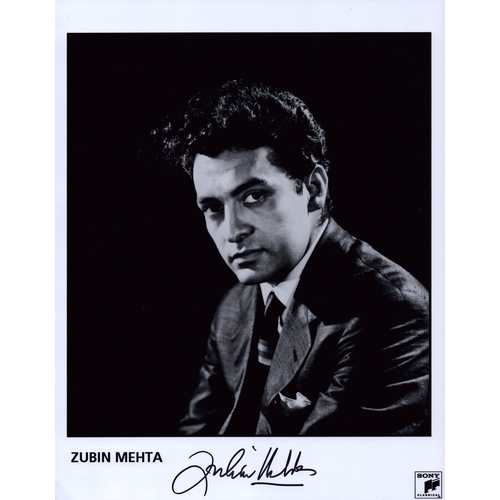 96 - Zubin Mehta signed 10x8 colour photo.
