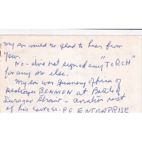 Great War Admiral Letter Signed by Admiral Halloway US Navy WW1 Veteran ...