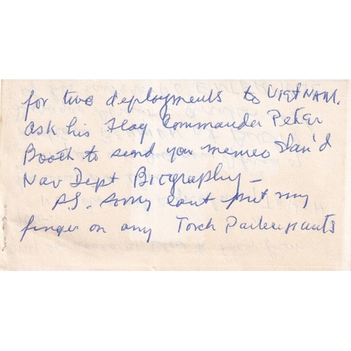 Great War Admiral Letter Signed by Admiral Halloway US Navy WW1 Veteran ...