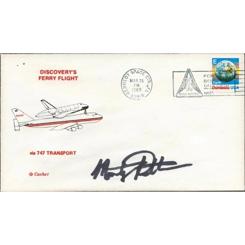 36 - Astronaut Martin Fettman STS58 signed 1989 FDC Kennedy Space Center CDS slogan postmark Space Shuttl... 