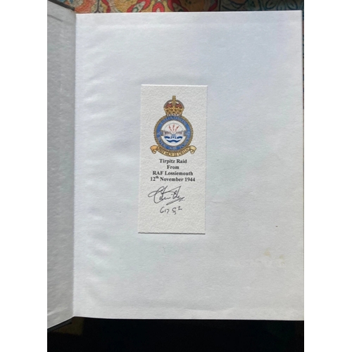 51 - WW2 Tirpitz Raider Colin Cole 617 Sqn signed Menace The Life and Death of the Tirptz book 1979 by Lu... 