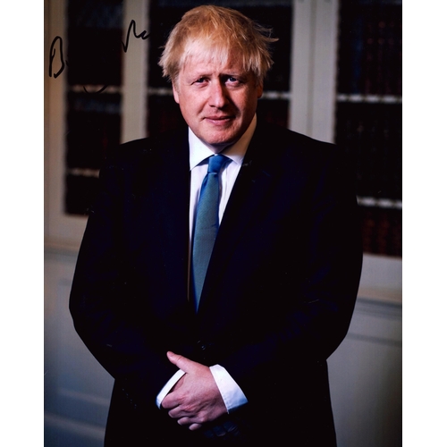 100 - Boris Jonson signed 10x8inch colour photo.