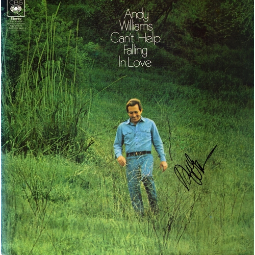 11 - Andy Williams signed 12inch vinyl cover.