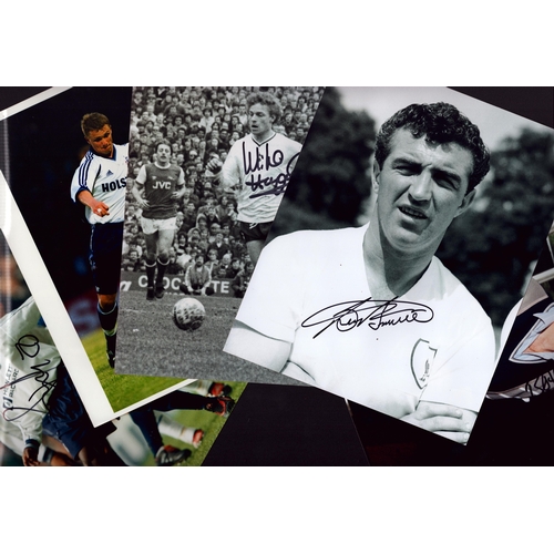 113 - Tottenham Hotspur legends collection 10, signed photos includes great names such as Gerry Francis, T... 