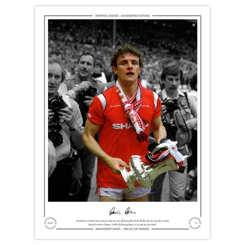 134 - Autographed KEVIN MORAN 1985 Limited-Edition : A superbly produced Limited Edition print measuring 1... 