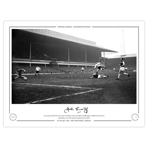 144 - Autographed JOHN CONNELLY 1964 Limited-Edition : A superbly produced Limited Edition print measuring... 