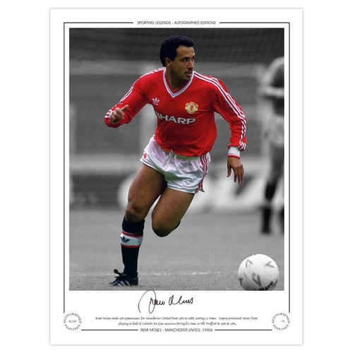 162 - Autographed REMI MOSES 1988 Limited-Edition : A superbly produced Limited Edition print measuring 16... 