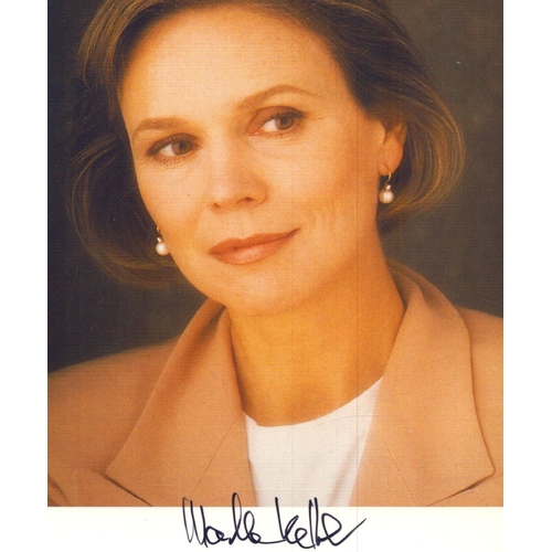 235 - Marthe Keller signed colour photo postcard.