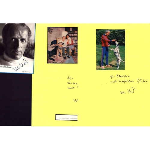 248 - Manfred Kohnlechner signed 6x4 black and white photo. Comes with Wikipedia page. German publishing m... 