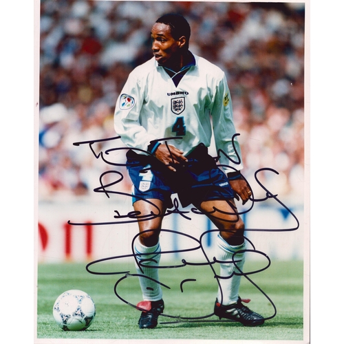 314 - Stuart Pearce  signed photo image, approx. 10x8, DEDICATED.
