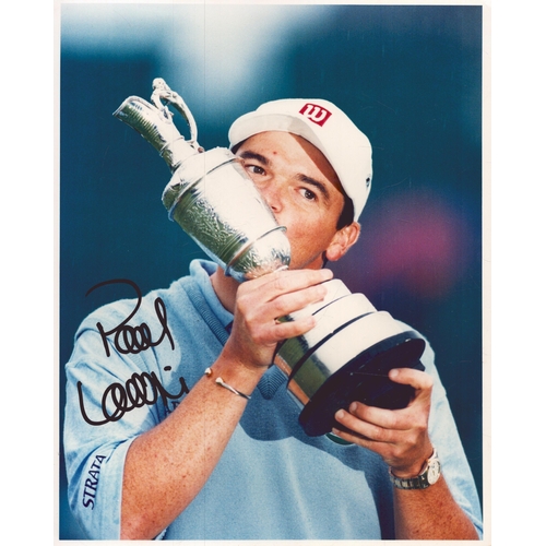 318 - Paul Lawrie  signed photo image, approx. 10x8.