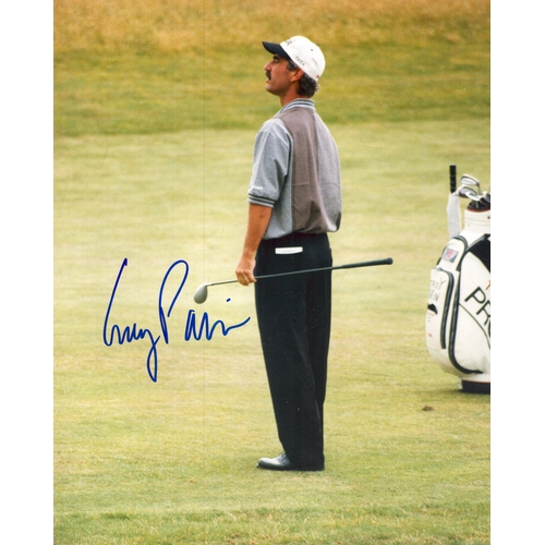 321 - Corey Pavin signed photo image, approx. 10x8.
