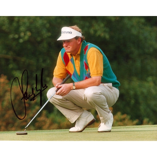 354 - Sandy Lyle signed 10 x8 colour photo.