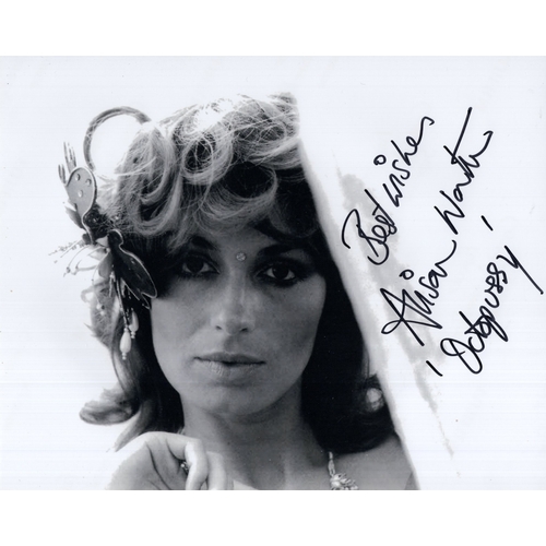 536 - 007 James Bond movie Octopussy 8x10 photo signed by actress Alison Worth