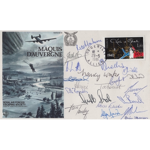 633 - WW2 SOE agent Nancy Wake (known by the Germans as The White Mouse) and her Resistance comrade Captai... 