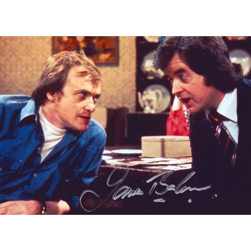 71 - James Bolam signed Likely Lads 7x5inch colour photo.
