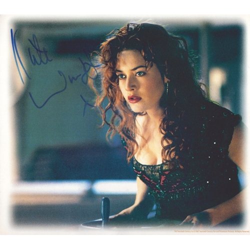 86 - Kate Winslet signed 9x7inch colour photo.