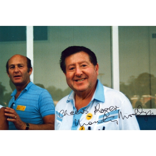 188 - Montague  (Monty) Modlyn signed coloured photo 6x4 inch, DEDICATED.