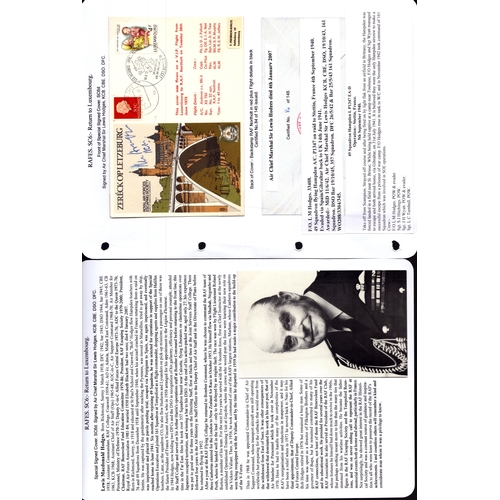 195 - Sir Lewis Hodges signed Zereck Opletzeburg FDC, With black and white photo and information sheet.