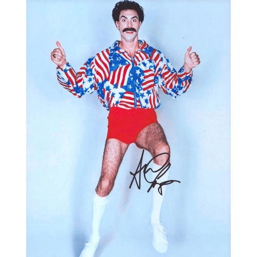 26 - Sacha Baron Cohen signed 10x8inch colour photo.