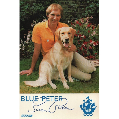 297 - Simon Groom signed 6x4 inch Promo. colour photo. 'BBC tv Blue Peter'.
