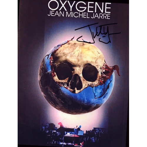 3 - Jean Michel Jarre signed 10x8inch promo photo.