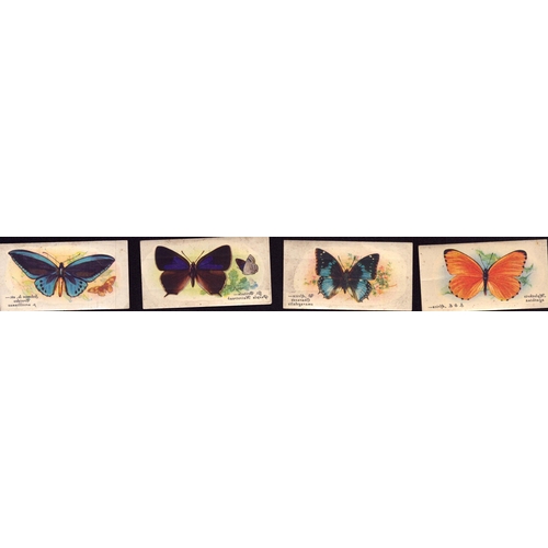 329 - Butterflies cigarette cards.
