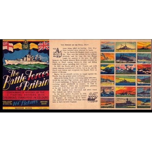 336 - The Battle Forces of Britian, containing a history of the 3 fighting services, 144 pictures.