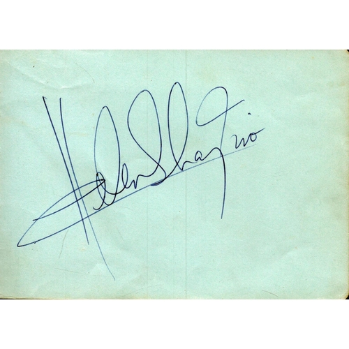 345 - Helen Shapiro  signed signature piece.