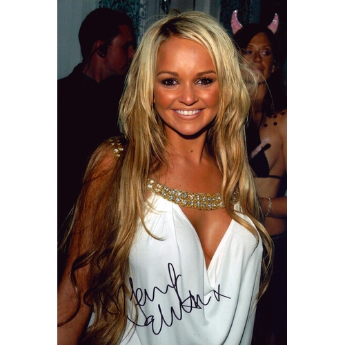 398 - Jennifer Ellison signed coloured photo 12x8inch.