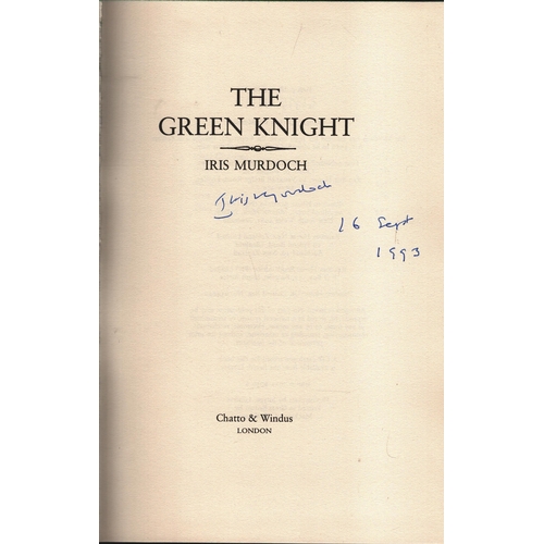 416 - Iris Murdoch signed. Titled The green knight Hardback Book. Published: 1993. Book collection from th... 