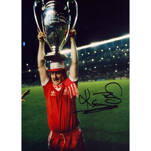 455 - Kenny Burns signed coloured photo, 12x8inch.