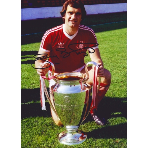 456 - Larry Lloyd signed coloured photo, 12x8inch.