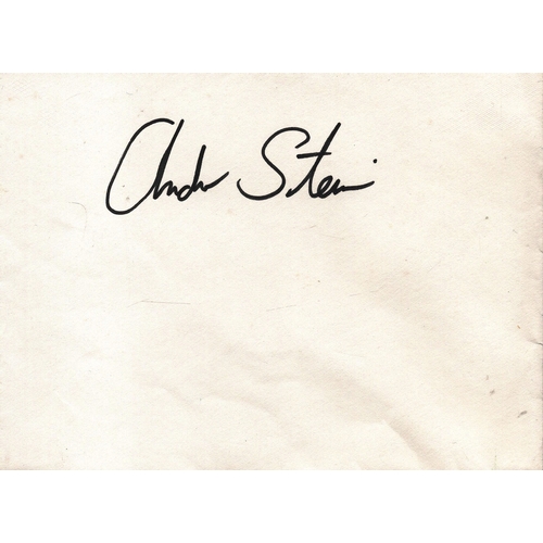 47 - Andrew Stein signed envelope. He is an American politician and former City Council President, known ... 