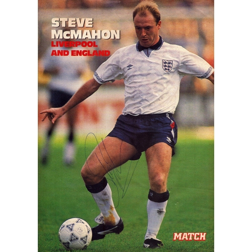 494 - Steve McMahon signed magazine cut out from MATCH, 12x8inch.