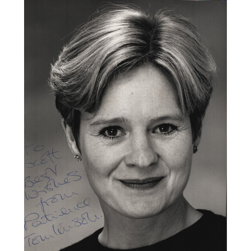 186 - Patience Tomlinson signed 5.75x4.75 inch black & white photo.